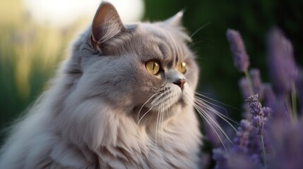  Beautiful Persian Cat. A Portrait of Grace and Adventure.