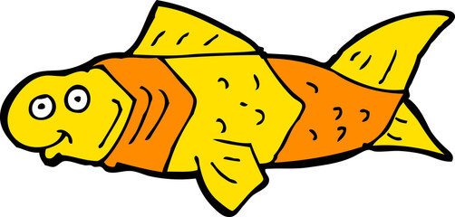 cartoon funny fish