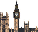 Fototapeta Big Ben - big ben vector, london uk