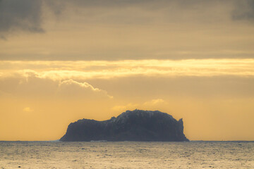 View from Campbell Island, New Zealand.