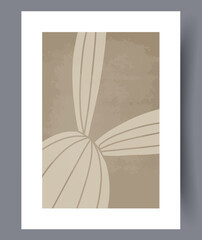 Wall Mural - abstract forms scandinavian fantasy wall art print. contemporary decorative background with fantasy.