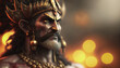 Portrait of Rama, the Hero of the Epic Ramayana