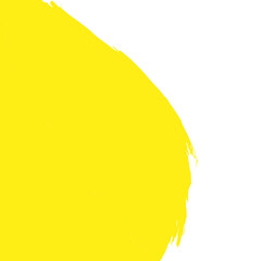 abstract yellow shape