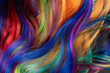 © ADDICTIVE STOCK - Background of vivid colored hair