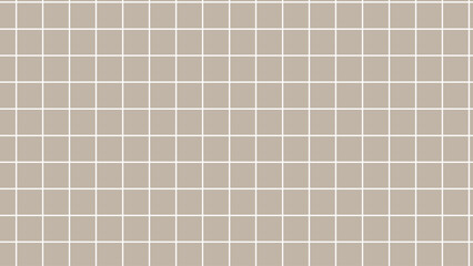 Poster - Beige coffee color background of white squares