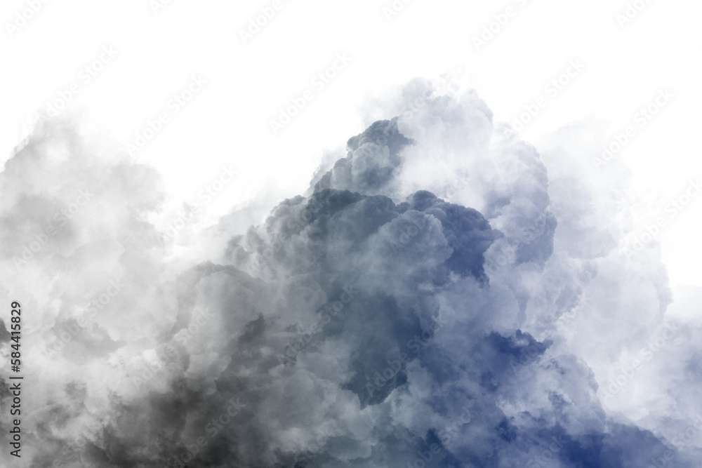 Abstract Smoke Transparent Background