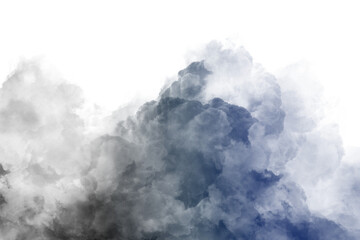 Wall Mural - Abstract Smoke Transparent Background