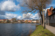 Iława, Poland - February 19, 2023: Town view