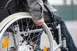 © Natalje Dietrich - a hand on a wheelchair