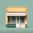 © Nick - Single retro shop store-front illustration