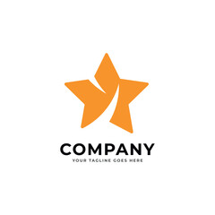 Wall Mural - star logo icon and logo template