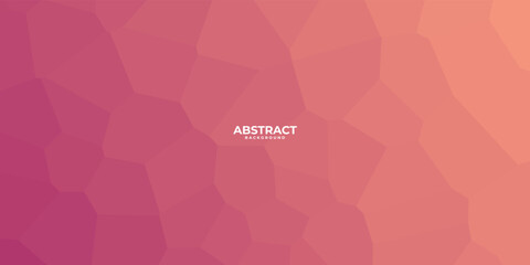 abstract orange background with voronoi diagram style. vector illustration.