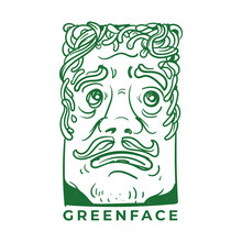 Green Face Of A Person 