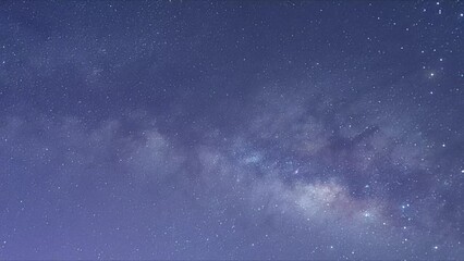 amazing nature time lapse milky way galaxy stars, night to day timelapse seen in phang nga thailand,
