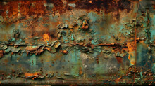 Rusty Metal Surface, Old Rusty Background, Textures Green Rusted Metal Surface Dirty