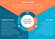 © PixMarket - Infographic template with three steps or options, circle diagram