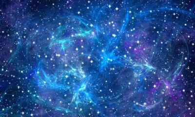 Wall Mural - background with stars