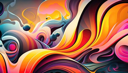 Wall Mural - twist swirl background ai generated