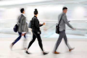 Wall Mural - group of people in the lobby business center