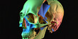 An x-ray image showing sinusitis in the skull - Generative AI