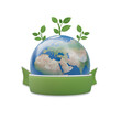 © Xvector - Green earth concept save the world cutout