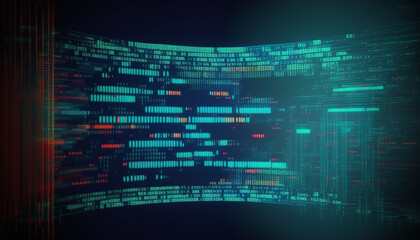 Programming code abstract technology background of software developer and Computer script