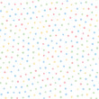 © Vector FX - Dot polka seamless pattern. Calm spring abstract background with small circles of different sizes. Seamlessly repeating random arrangement of elements. Pastel colored dots texture.