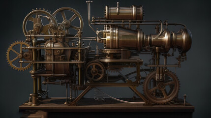 Steampunk Perpetual Motion Machine 