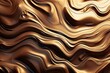Fluid metallic texture illustration background with Generative AI