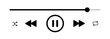 © berkahjayamaterial - Music player interface element design