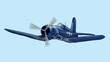 Illustration of war plane vector