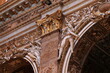 Santa Maria della Vittoria Church Interior Detail with Sculpted Angels in Rome, Italy