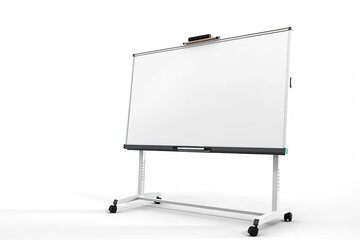 Sticker - Interactive Whiteboard isolated and white background. Generative AI