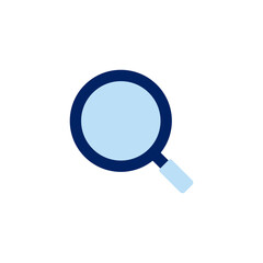 Wall Mural - vector icon concept of magnifying glass. Can be used for science, criminology, education. Can be applied to web, website, poster, mobile apps, ads