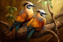 The Beauty And Grace Of Indian Birds - An Artistic Rendition Generative AI