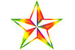 Stern mehrfarbig00001, vektor