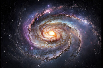 spiral galaxy background