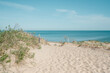 © Maria Manco/Stocksy - Landscape of dunes and beach