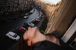 © Vradiy Art/Stocksy - City street from window