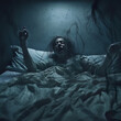 Trapped in Sleep Paralysis: A Chilling Scene of Paralysis and Fear Generative AI