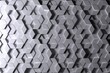 © Bruno Tornielli/Stocksy - Futuristic White Wall High Tech 3D Render of Diamond Tile Pattern.