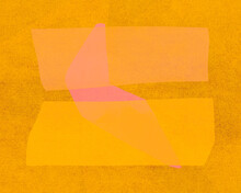 Vibrant Yellow Pink Textures Abstract Illustration