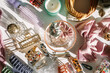 © Erin Drago/Stocksy - Hair Accessory Flat Lay
