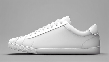 Poster - A modern elegant leather sports shoe pair generated by AI