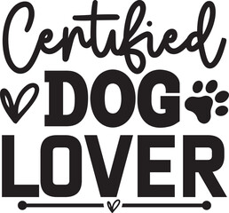 Wall Mural - Certified Dog Lover