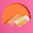 © Alison Winterroth/Stocksy - Paper mountain scene