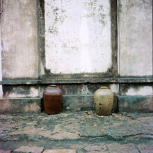 Two Jars By The Wall