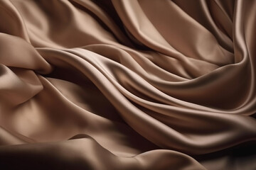silky or silk texture fabric material wallpaper background texture. luxury satin flowing velvet clot