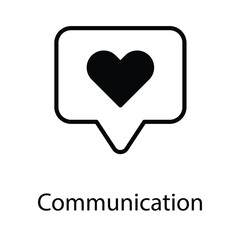 Communication icon design stock illustration