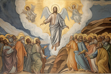 Background information about the ascension day of the son of God, generative AI